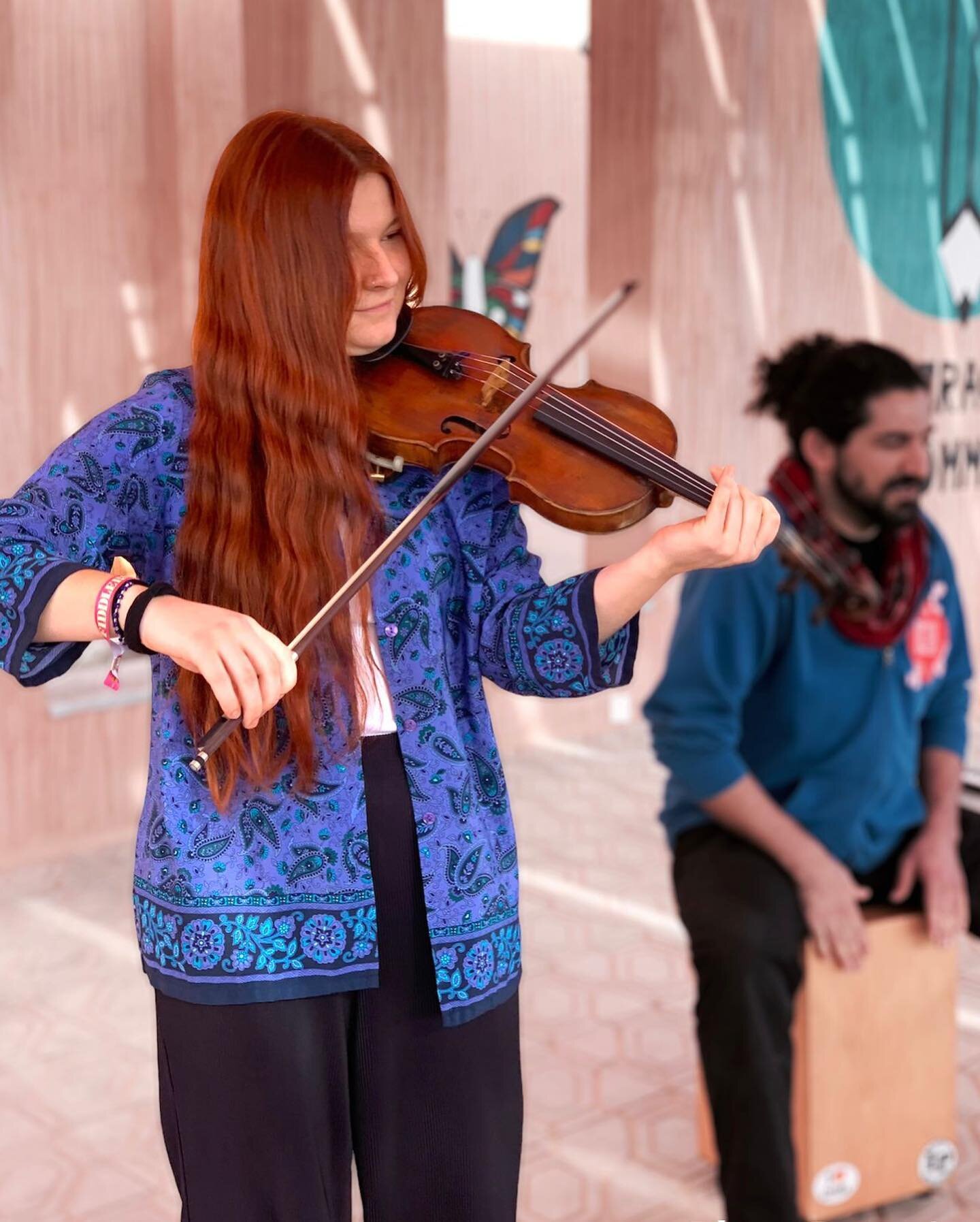 Pictures from the music week at the Azraq Center. 🎶

A group of professional musicians from Finland offered to travel to the Azraq center to deliver a full week of music lessons for our students in order to introduce them to new ways of expressing t