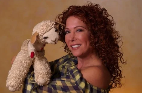Mallory Lewis and Lamb Chop