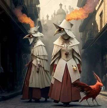 Image generated by Midjourney in response to precise prompts.