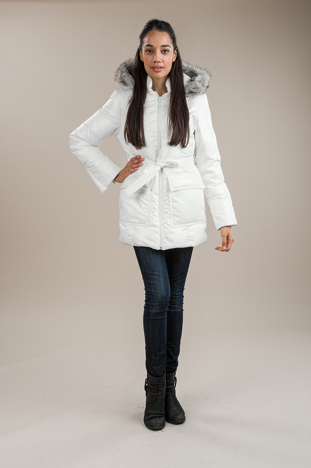 m me eme コート Ribbon fake fur coat M me eme／Ribbon fake fur coat(eme10374) | 2024AW ITEM | Mmeeme