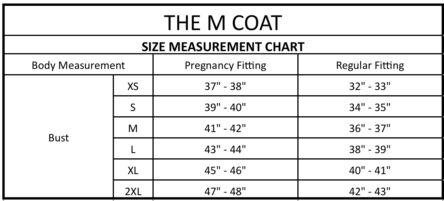 Sizing — The M Coat