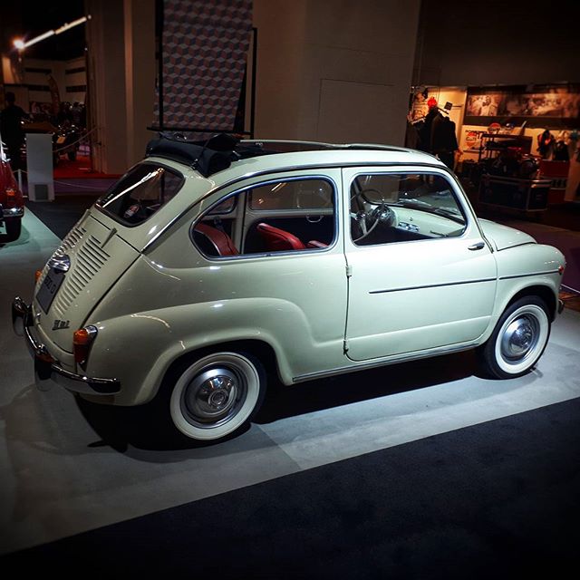 60 years Seat 600, on the AutoRetro Barcelona fair. What do you think? Should we get one too?