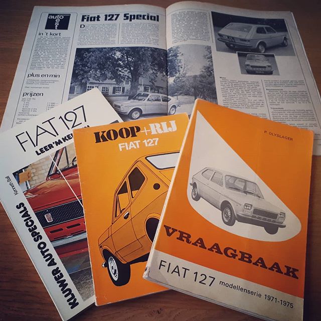I recently laid my hands on some old school car literature for our Seat / Fiat 127, all of this is more than 40 years old, feels like a time warp!