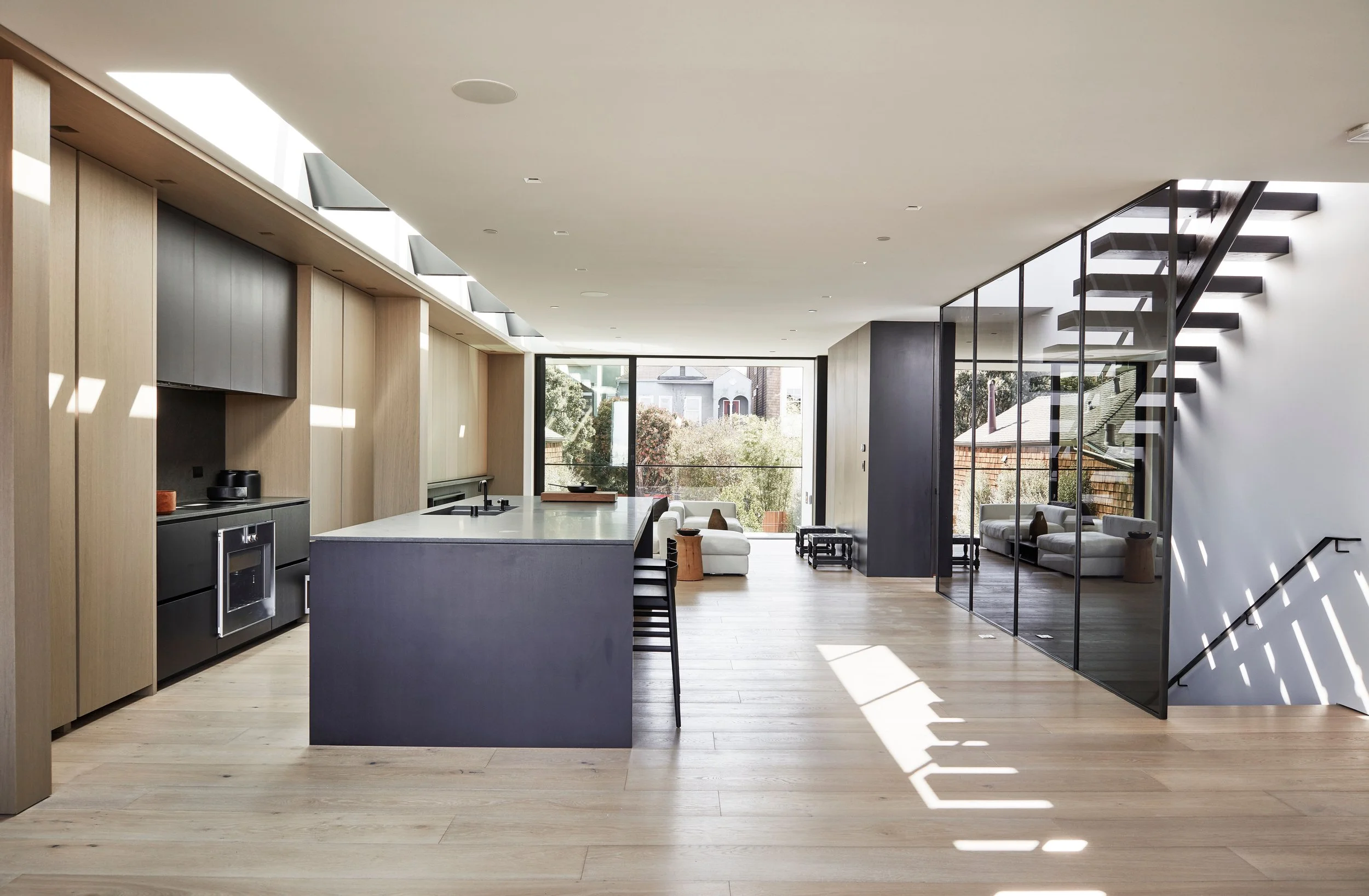 High-end modern, crisp, clean details