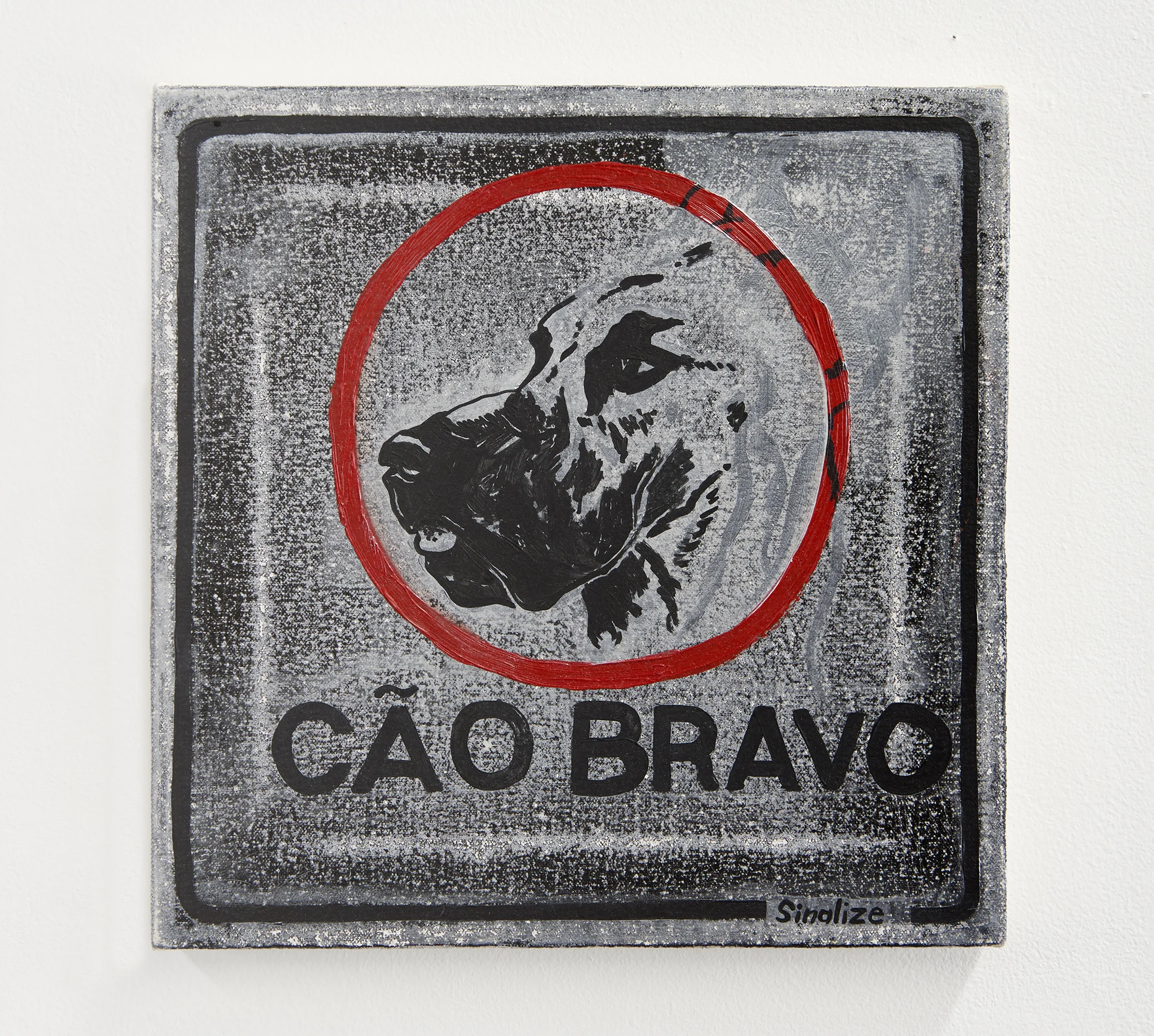 Cã0 Bravo /// Angry Dog acrylic and oil on canvas 2017