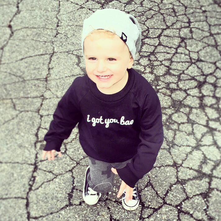 We get compliments on this unisex Good Husbands Apparel pullover wherever we go! 