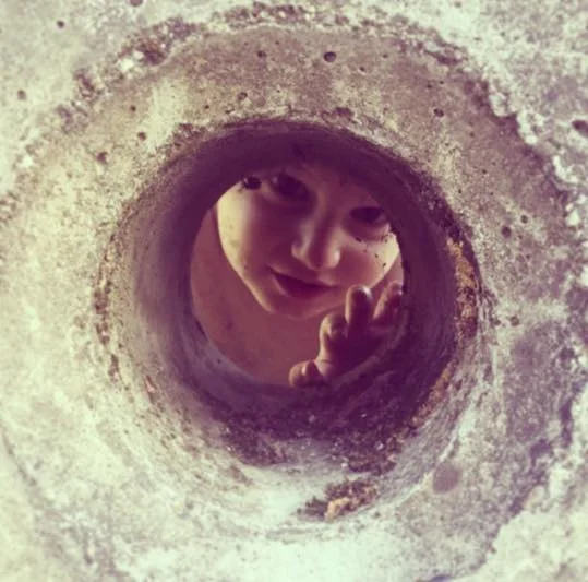 Peek a boo! Play with your kids and have your camera ready and aimed. 