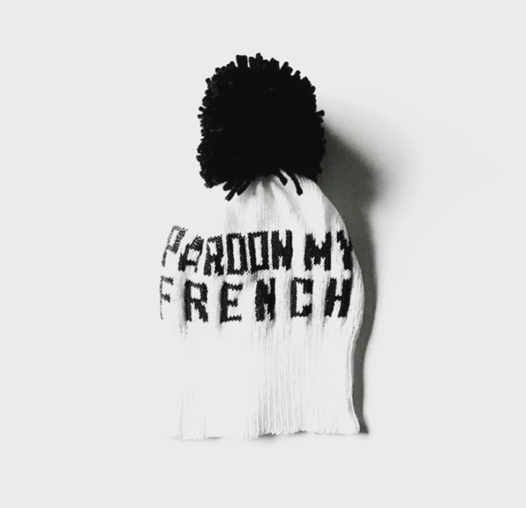 North Label "Pardon My French" Beanie