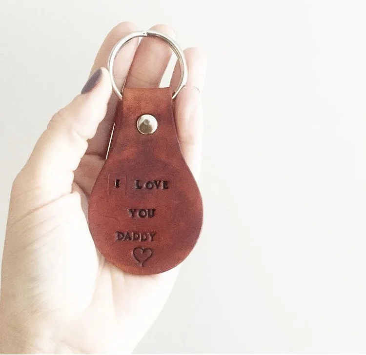 Custom made keychain from Shop A to Z