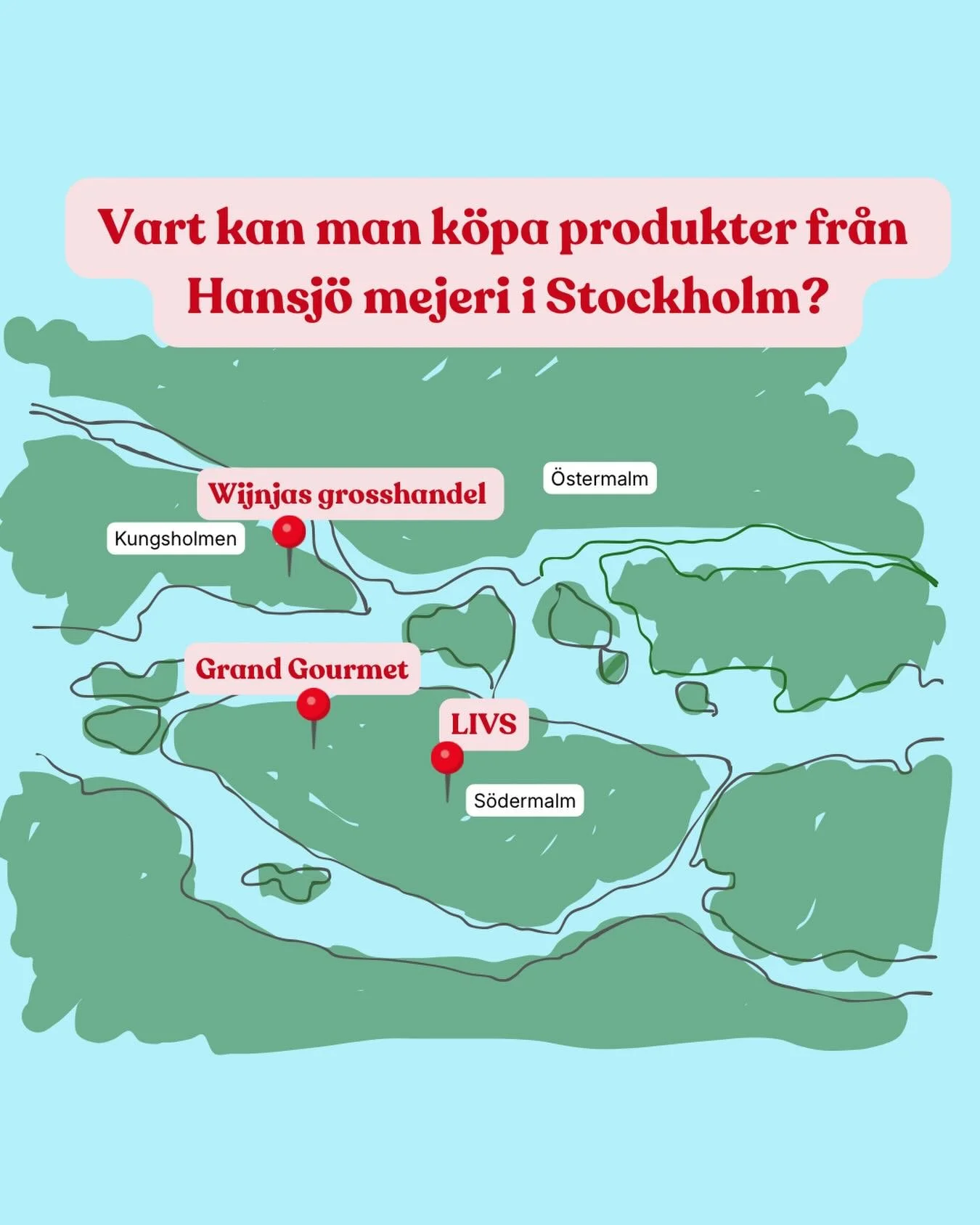 Bor du i Stockholm och vill k&ouml;pa v&aring;ra produkter? 
Vi s&auml;ljer &aring;terkommande till f&ouml;ljande butiker:

📍LIVS - S&ouml;dermalm
📍Grand Gourmet - S&ouml;dermalm
📍Wijnjas grosshandel - Kungsholmen

&Ouml;nskar du v&aring;ra produk