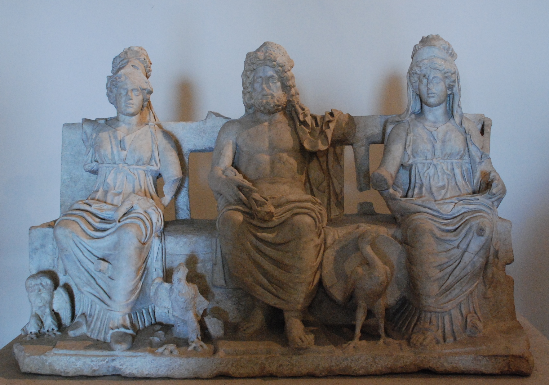 Capitoline Triad: Minerva, Iuppiter, Iuno