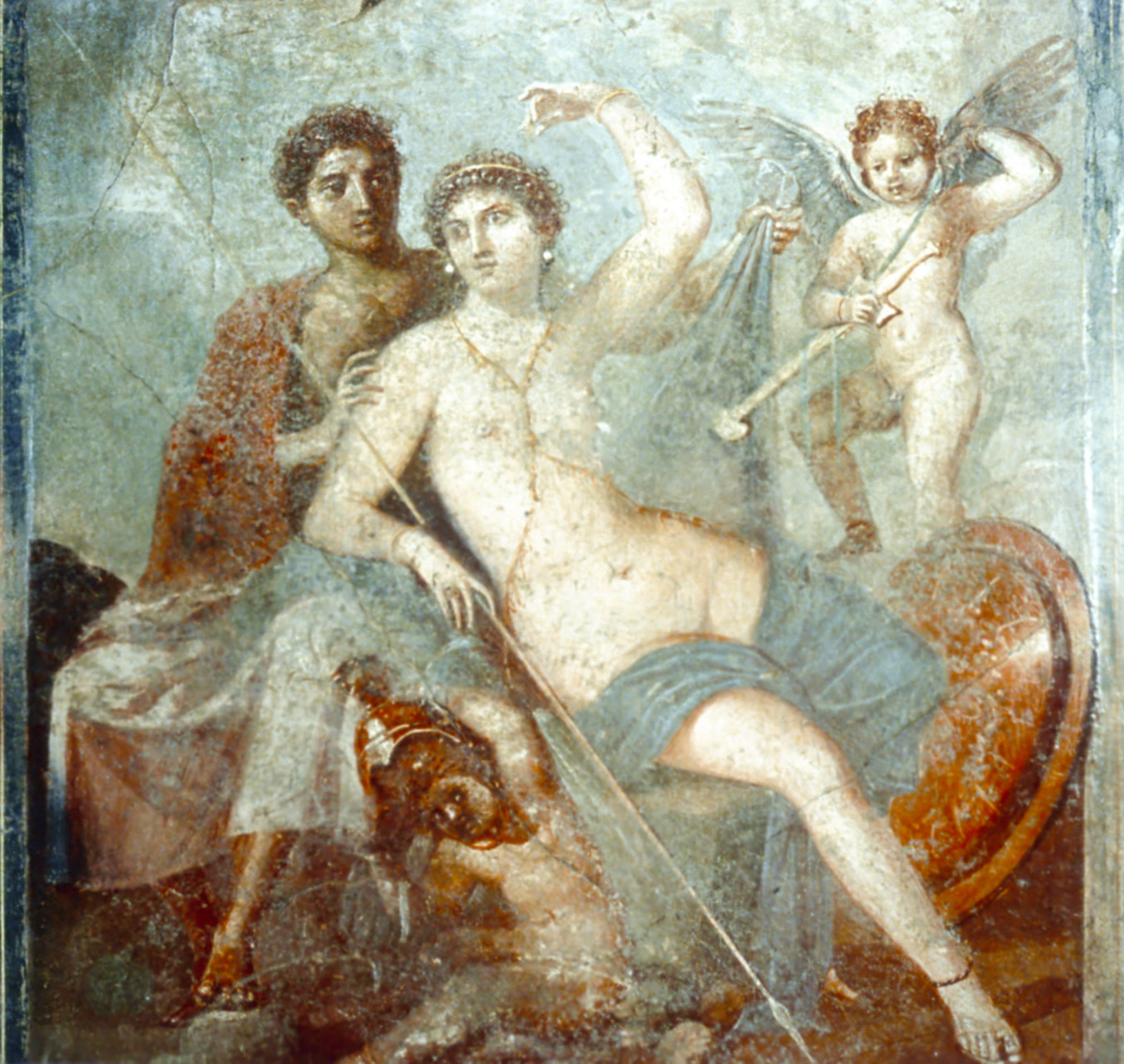 Mars and Venus Fresco from Pompeii