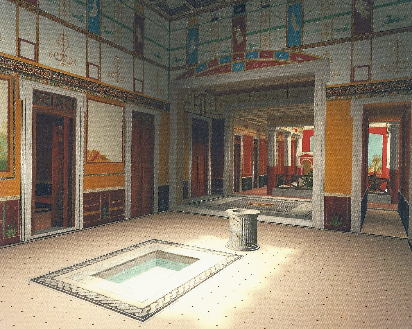 Atrium of Domus Romana 