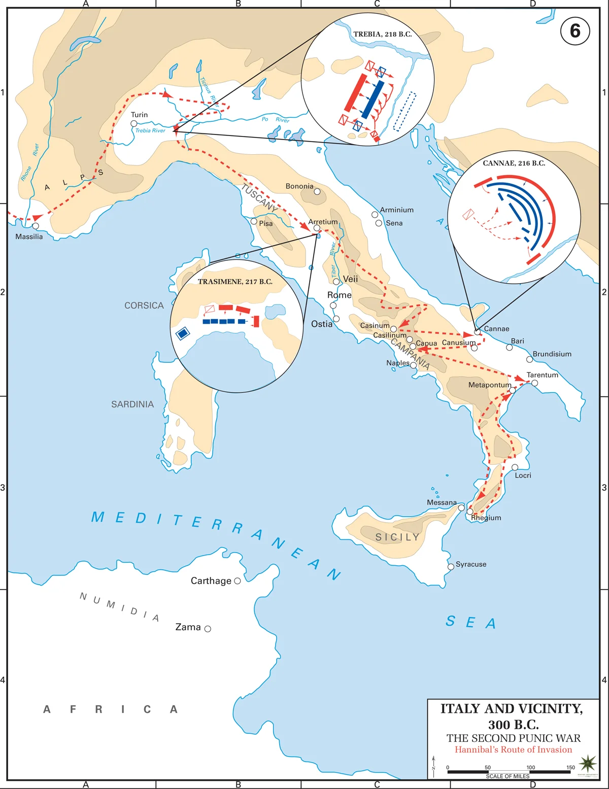 2nd punic war second hannbal italy map .jpg