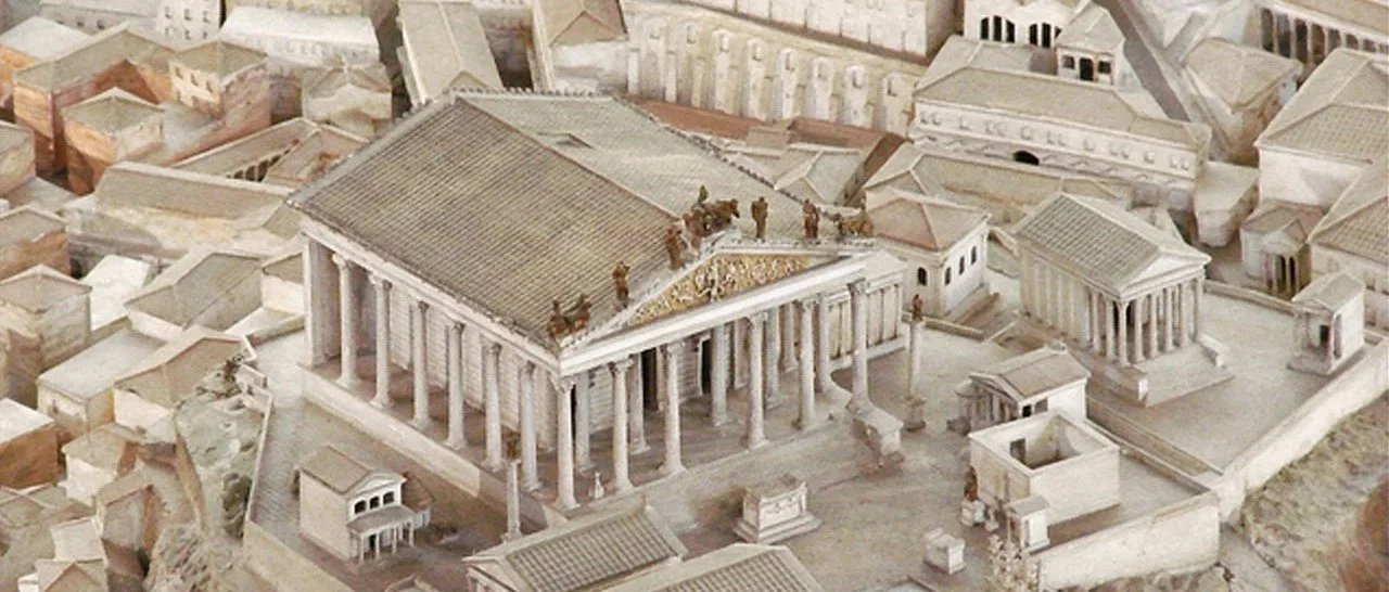Capitolium Model Temple of Capitoline Jupiter .jpg