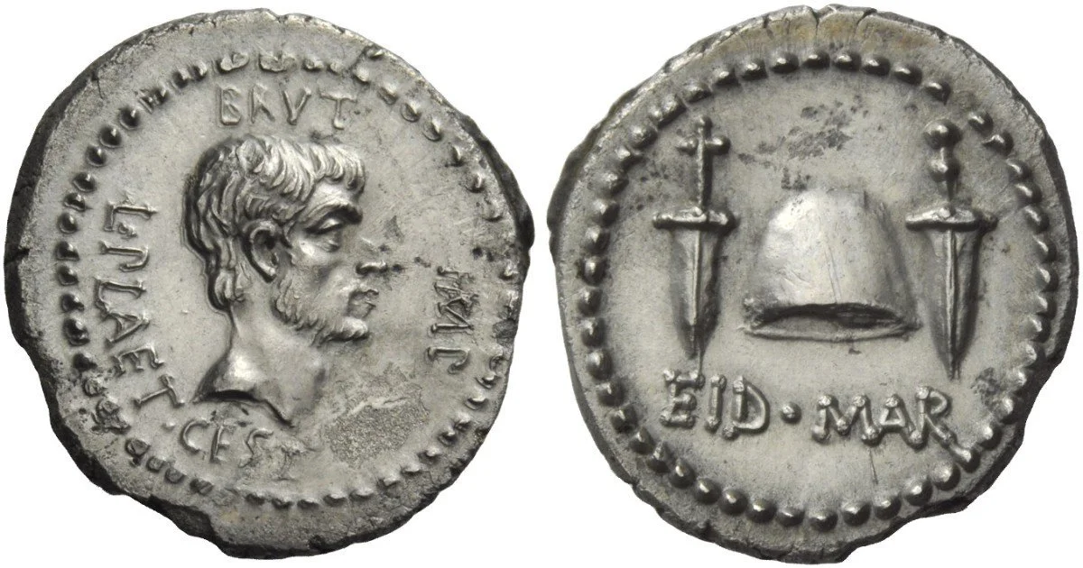 brutus ides eides of march coin .jpg