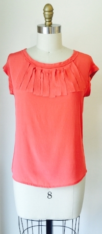 Silk Fringe Blouse prototype...