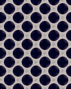 Midnight Polka Dots Silk Jersey Circle Scarf almost ready!!!