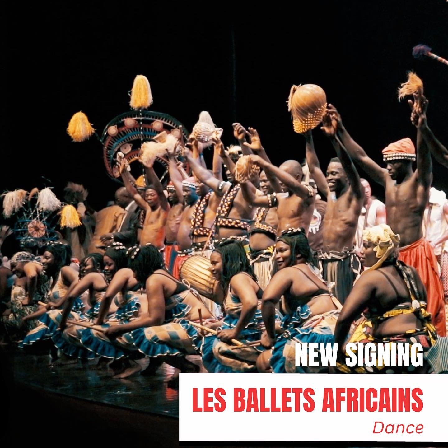 CAMI Music is proud to announce the signing of Les Ballets Africains - The National Dance Company of Guinea for North American representation.

Formed in 1952, Les Ballets Africains is a celebration of African culture and heritage. For the 25-26 seas