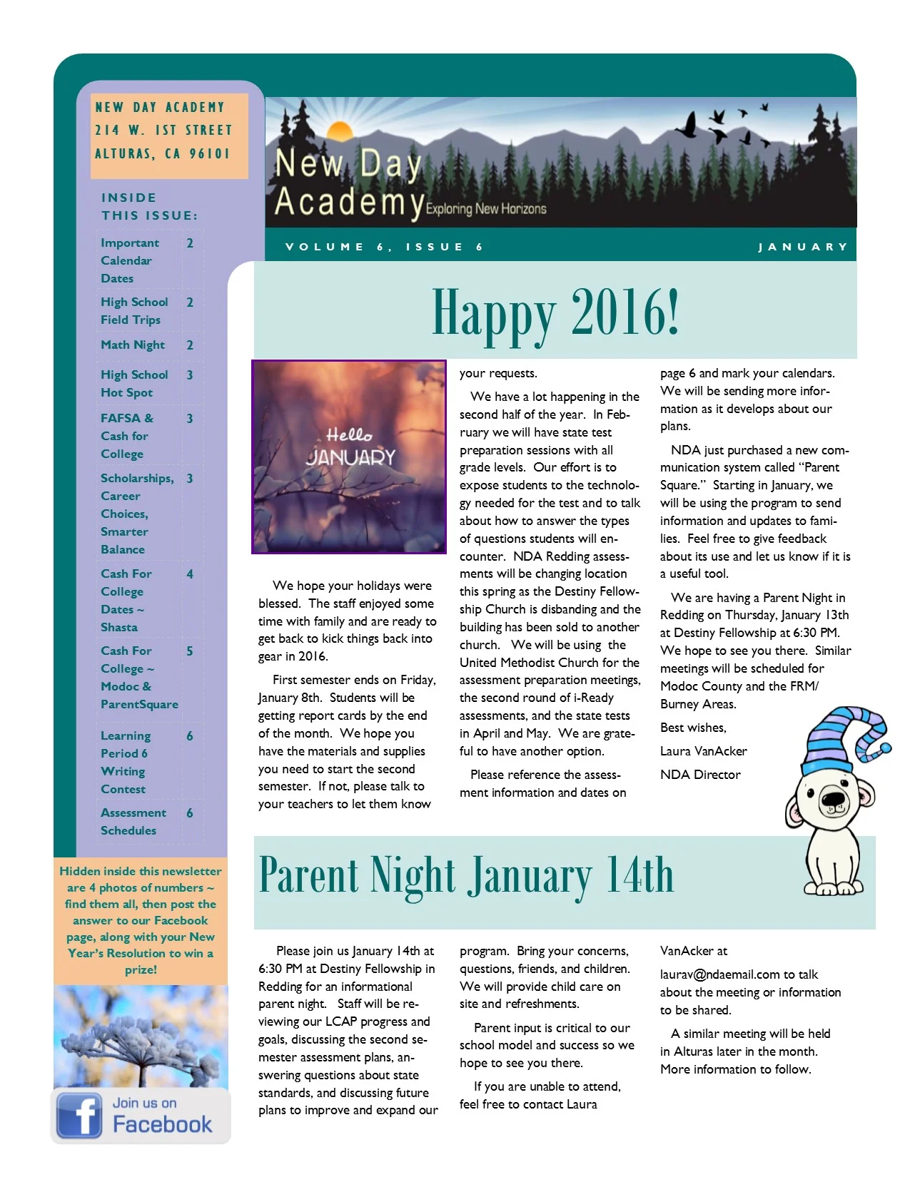 Download January Newsletter