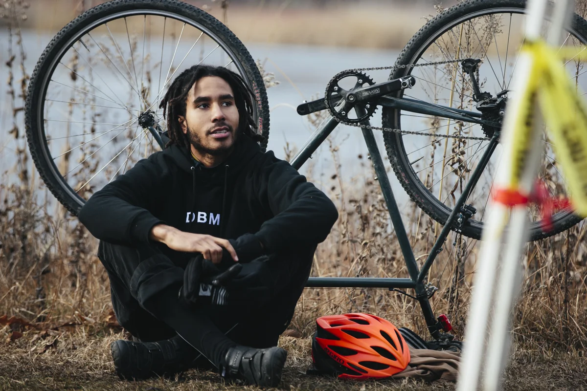 Kahari Black in between cyclocross races