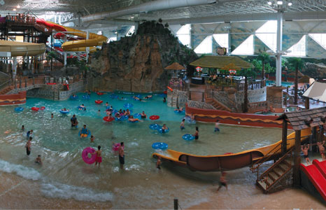Indoor watch play area at the Kalahari Resort in Lake Delton, WI