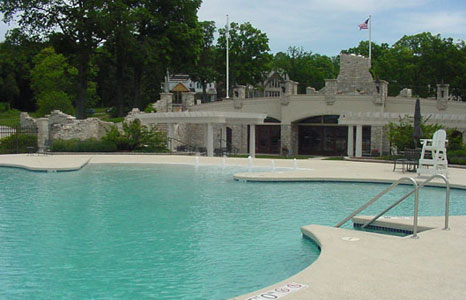Pool area at South Shore Club in Lake Geneva, WI