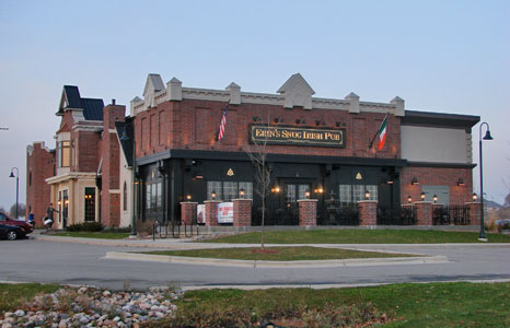 Outside view of Erin’s Snug Irish Pub in Madison, Wi