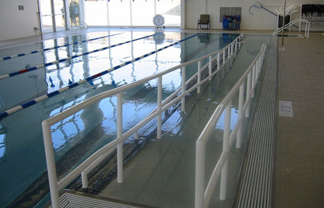 Physical therapy pool area at the Princeton Club in New Berlin, WI
