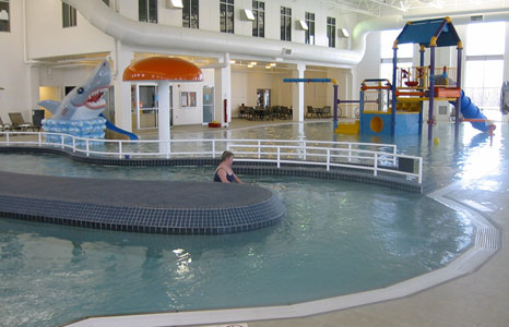 Physical therapy pool area at the Princeton Club in New Berlin, WI