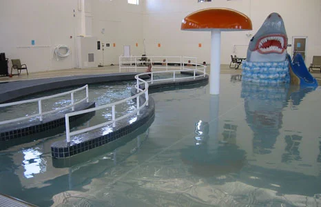 Physical therapy pool area at the Princeton Club in New Berlin, WI