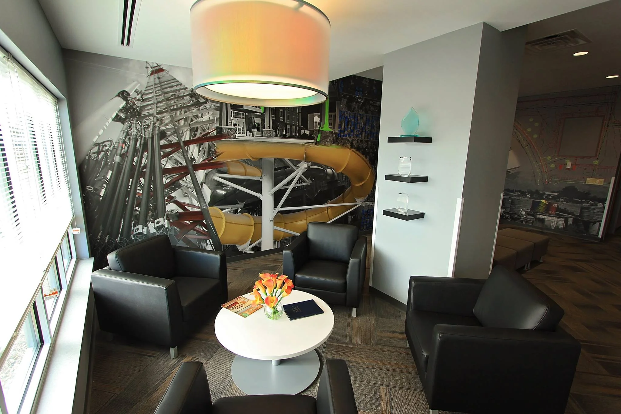 Inside view of an office example