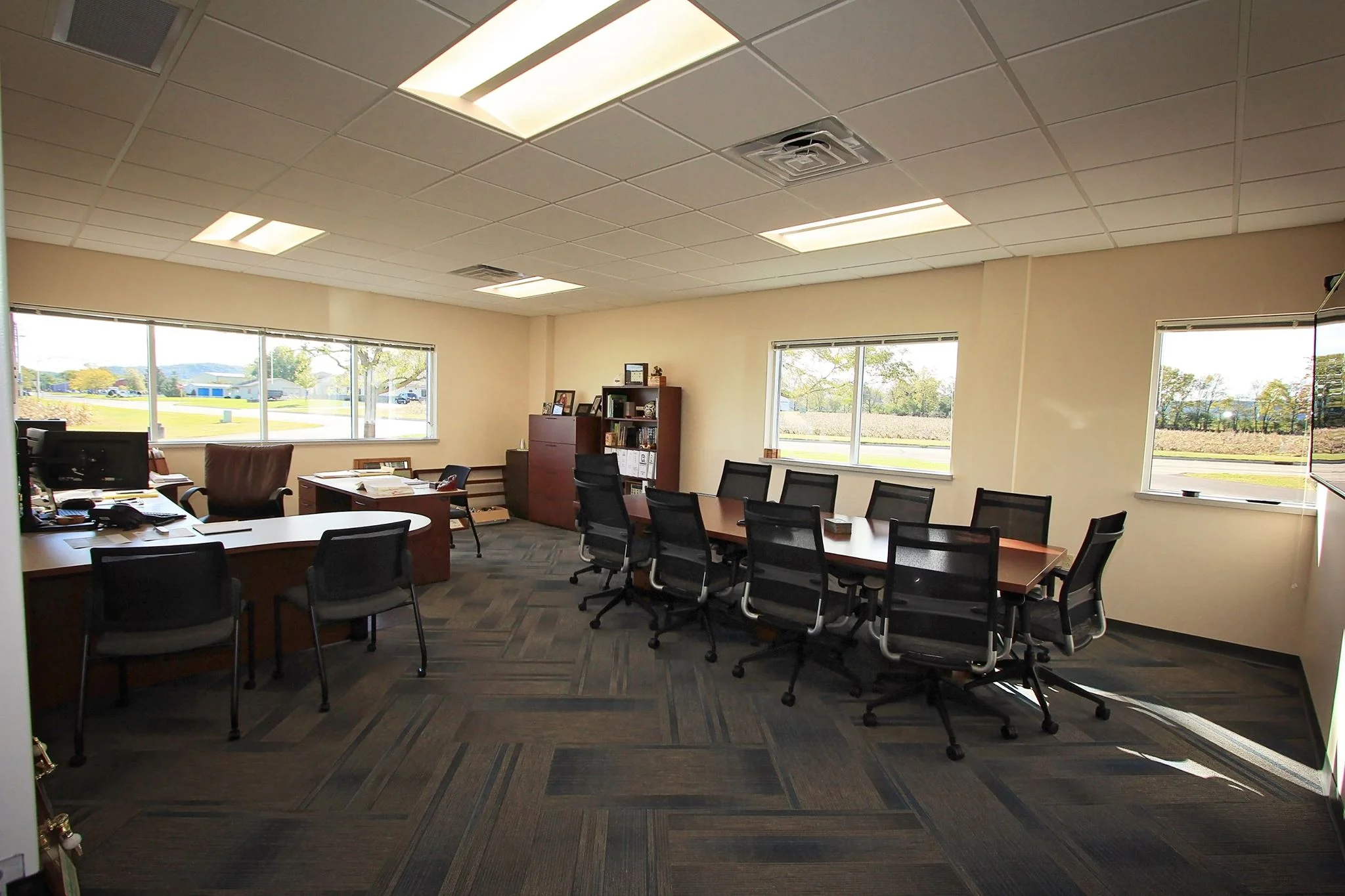 Inside view of an office example