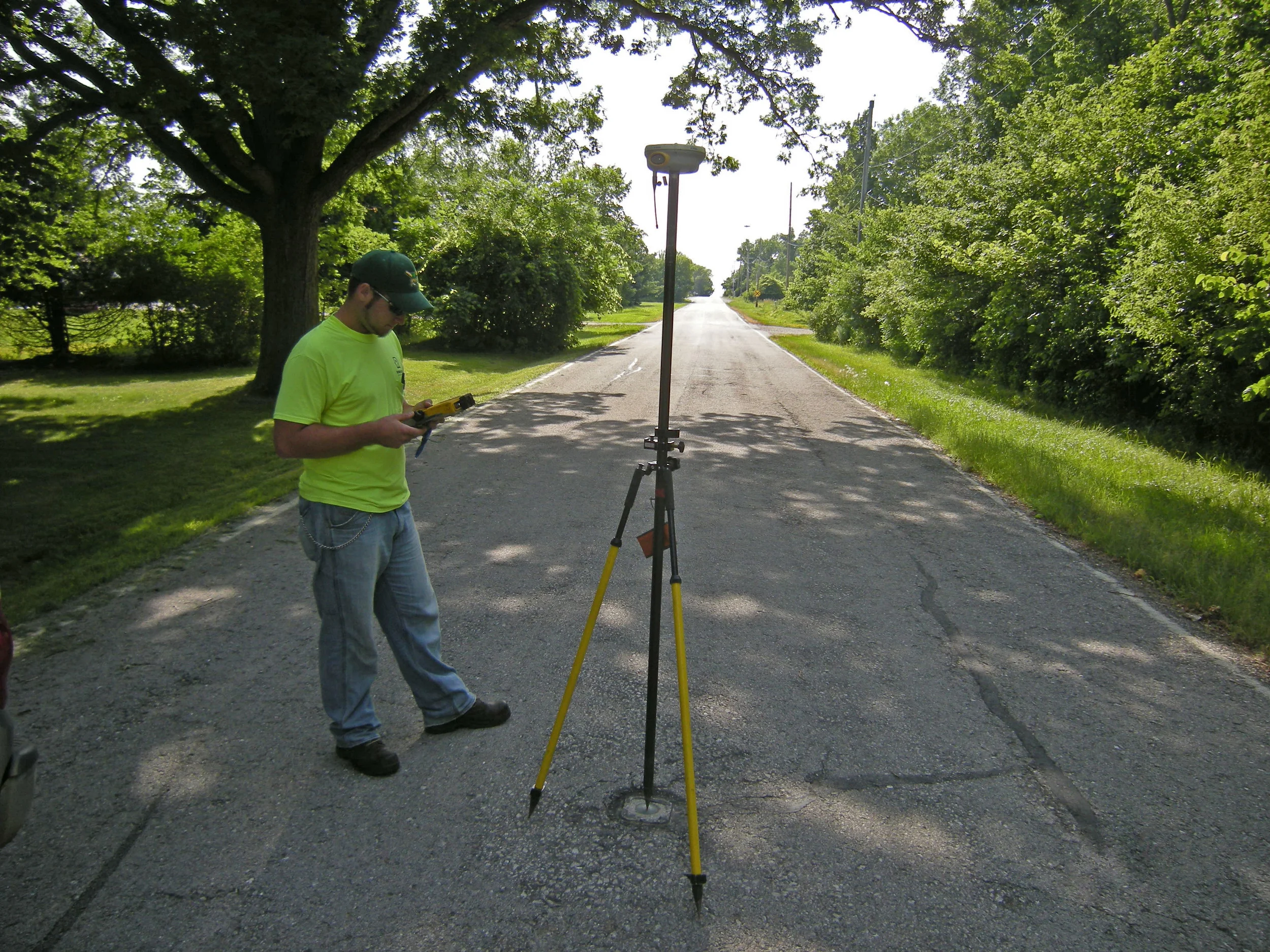 Land surveying example