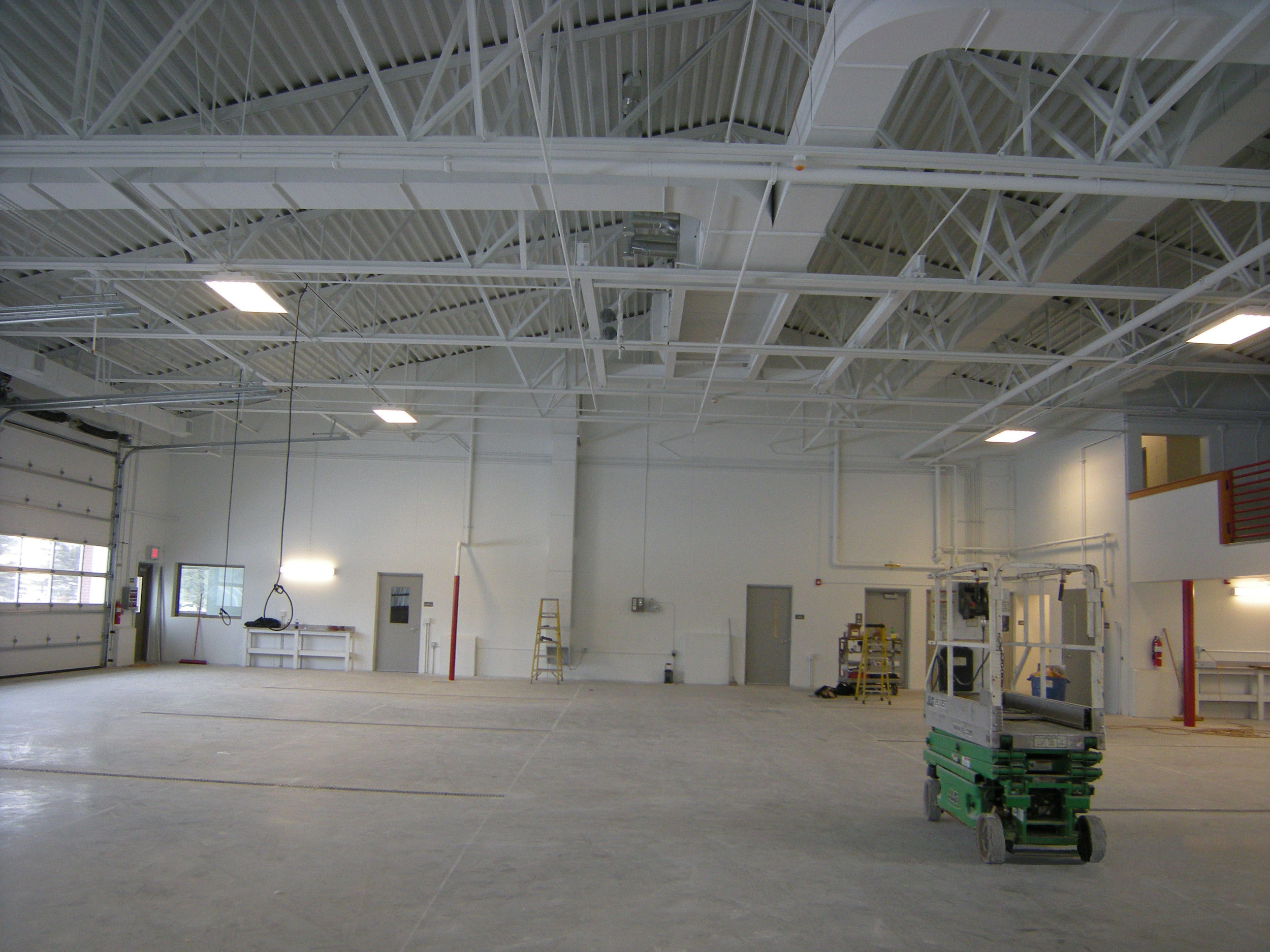 Inside of garage in Montevideo Fire Department