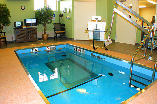 physical therapy pool at Holton manor Nursing Home in Elkhorn, WI