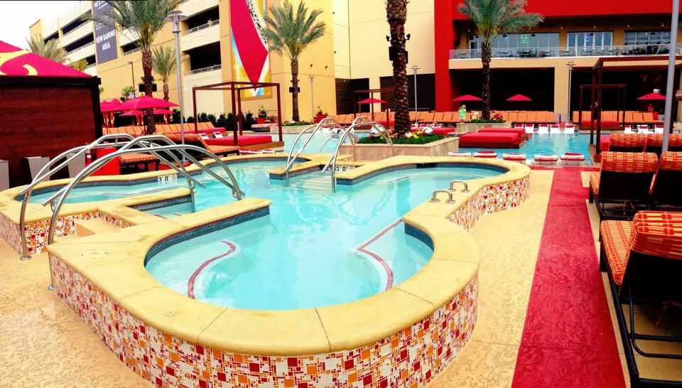 Whirlpool area at the Golden Nugget Hotel & Casino in Biloxi, MN