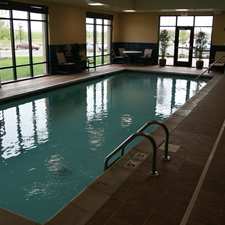 Pool in the Hampton Inn & Suites in Shakopee, MN
