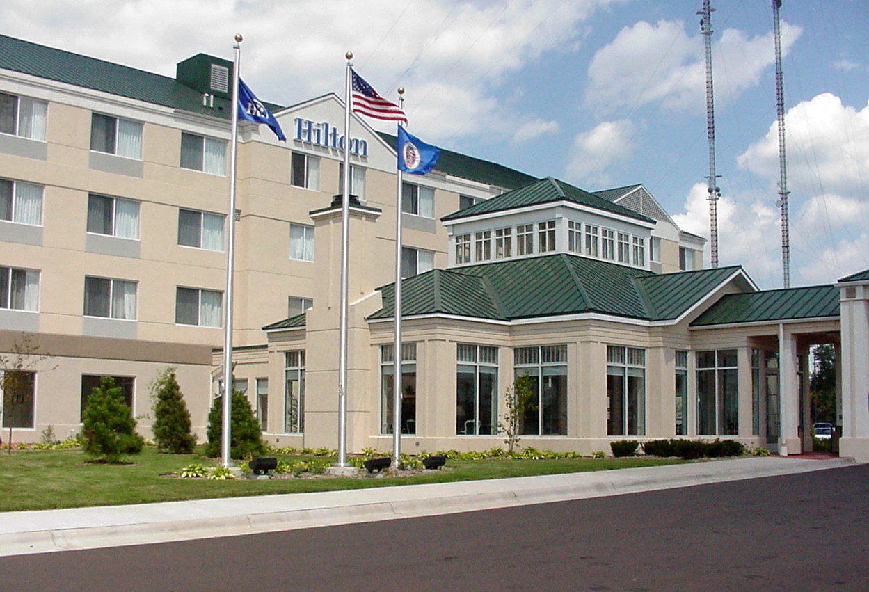 Outside view of the Hilton Garden inn in Shoreview, MN