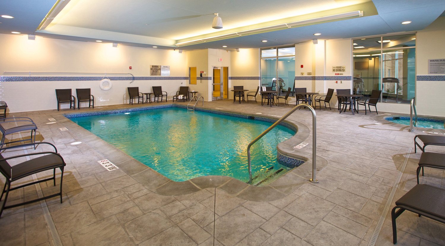 Pool area at the Prairie Meadows Resort and Casino in Altoona, IA