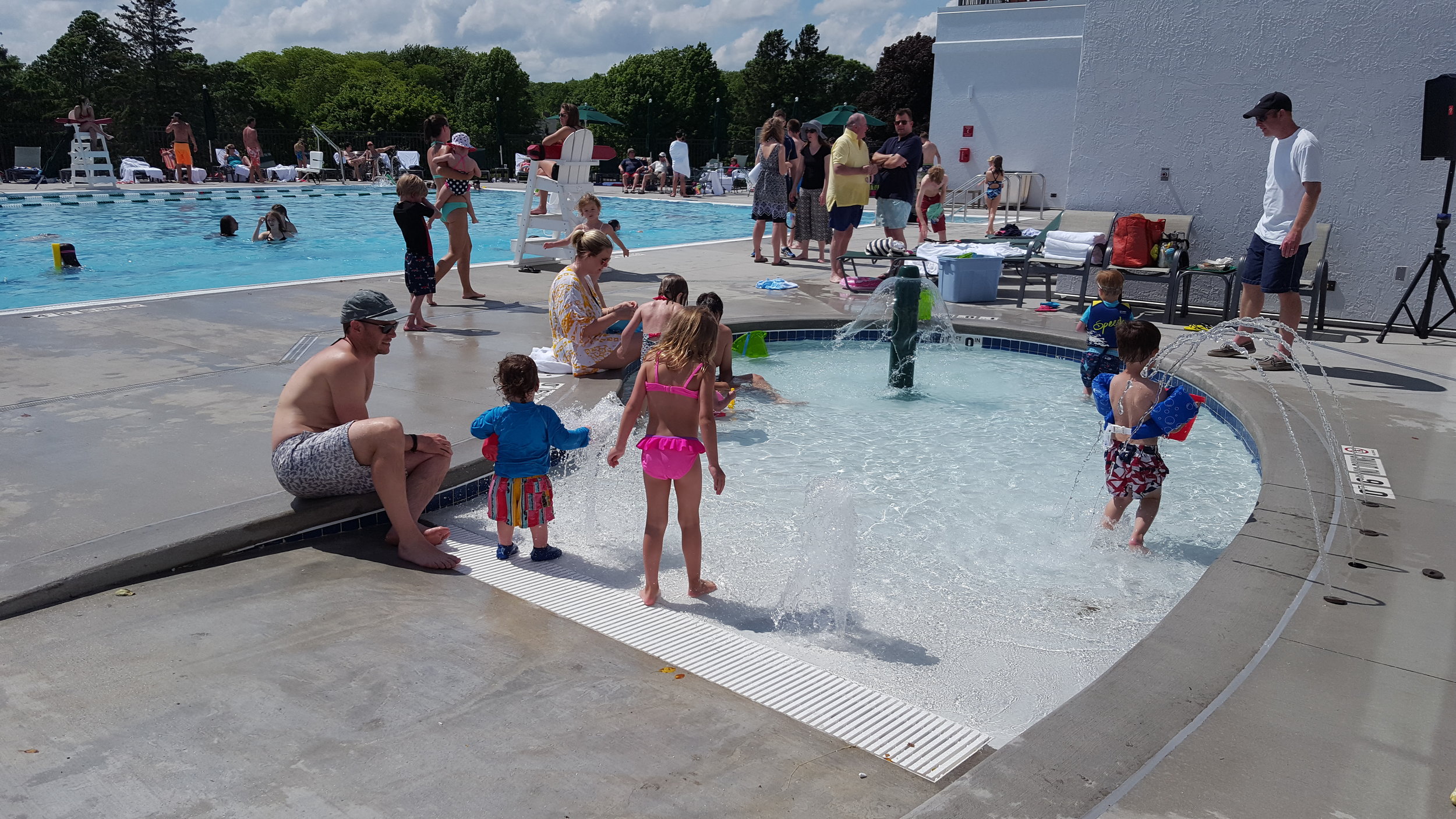 Kids pool area at Maple Bluff Country Club in Madison, WI
