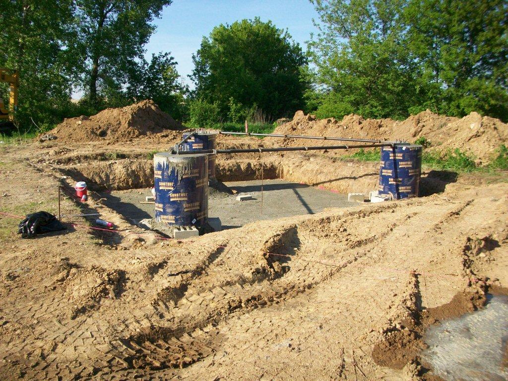 Construction of Wisconsin DOT Towers