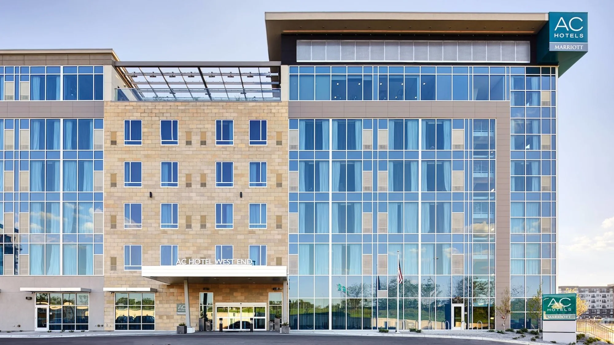 Outside view of the AC by Marriott in St. Louis Park, MN