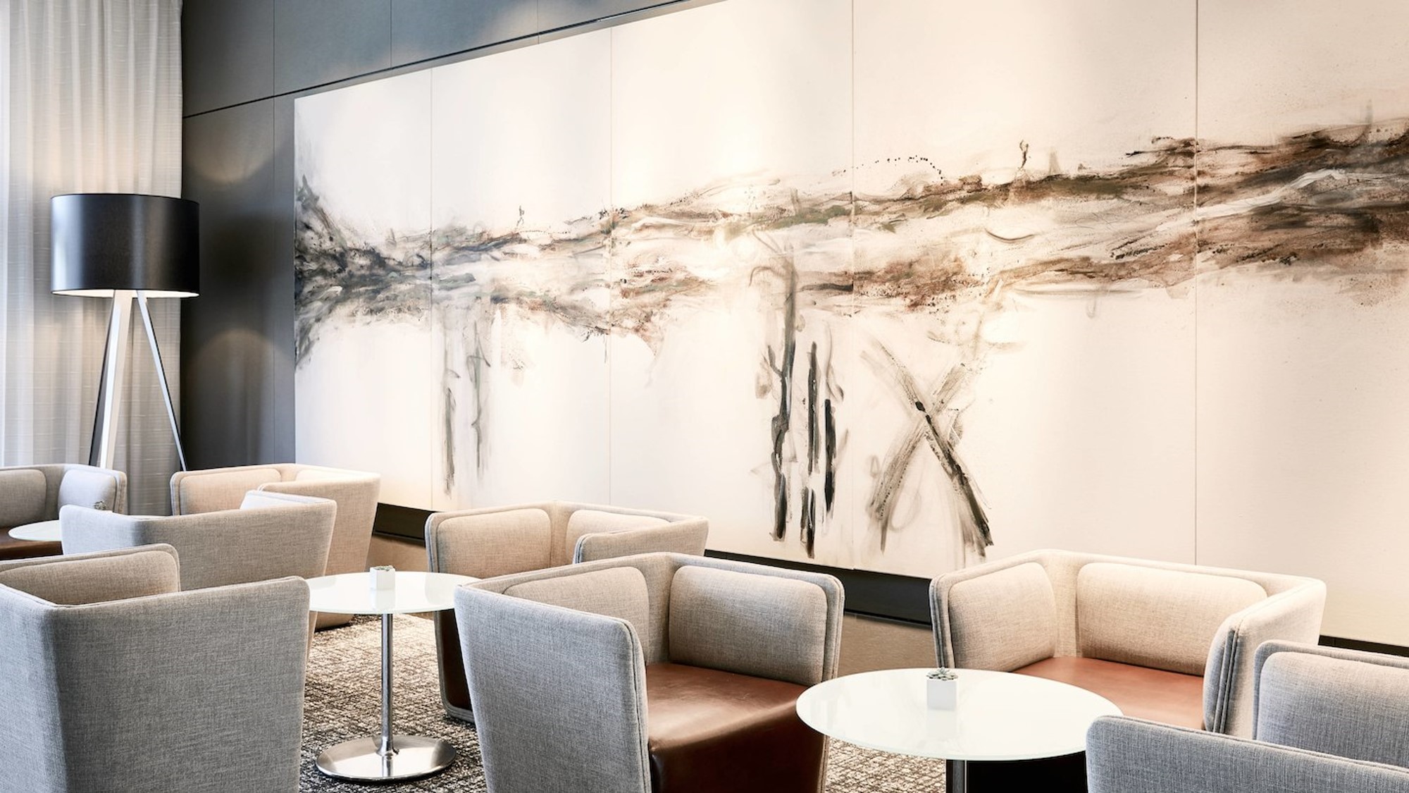 Seating area in the AC by Marriott in St. Louis Park, MN