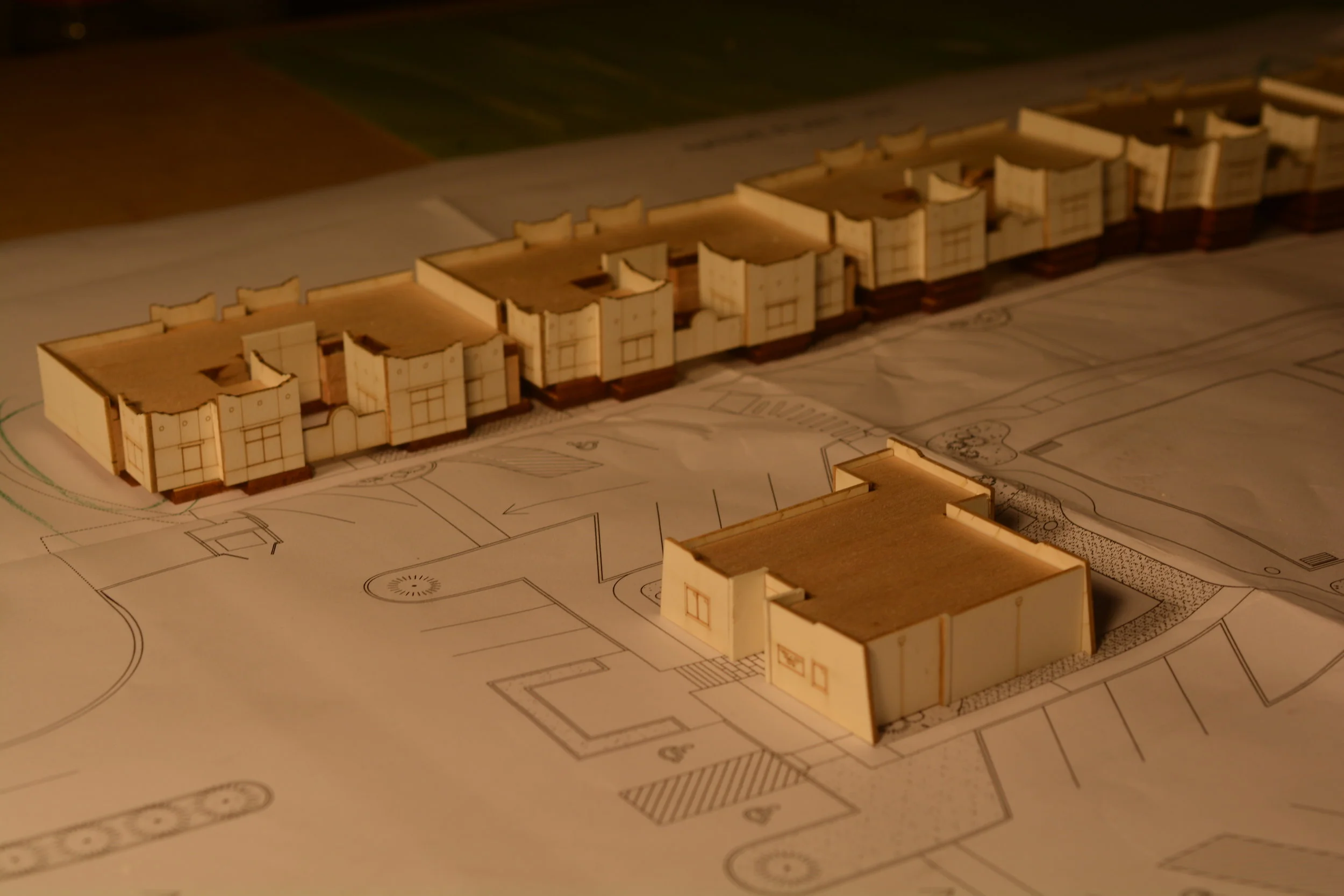 Laser cut topo model 