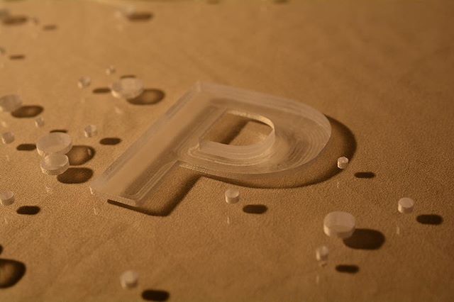 Acrylic letter cutting On the CNC.