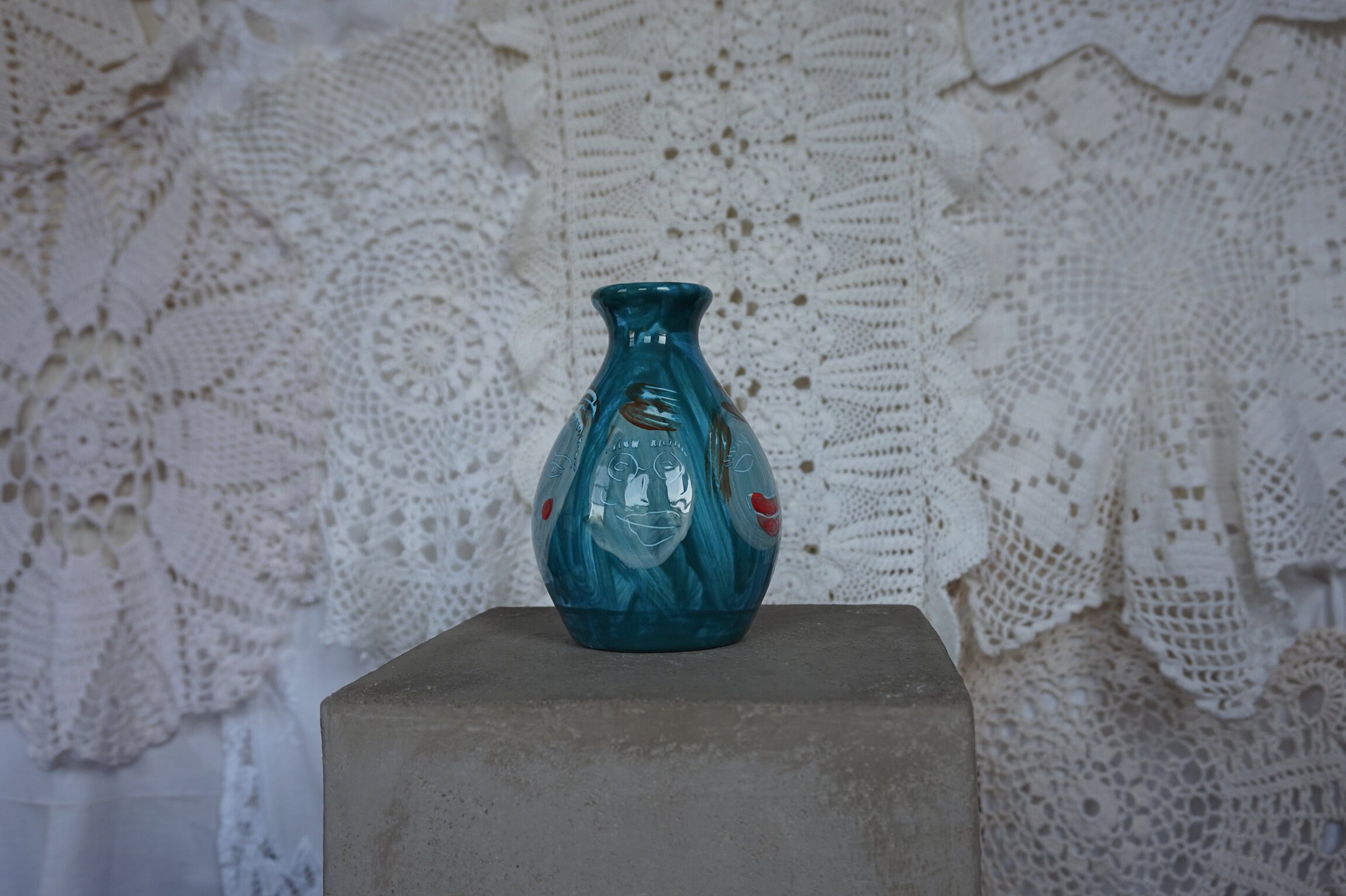   Vase, 2021   Porcelain  5.5 x 1.5 in 