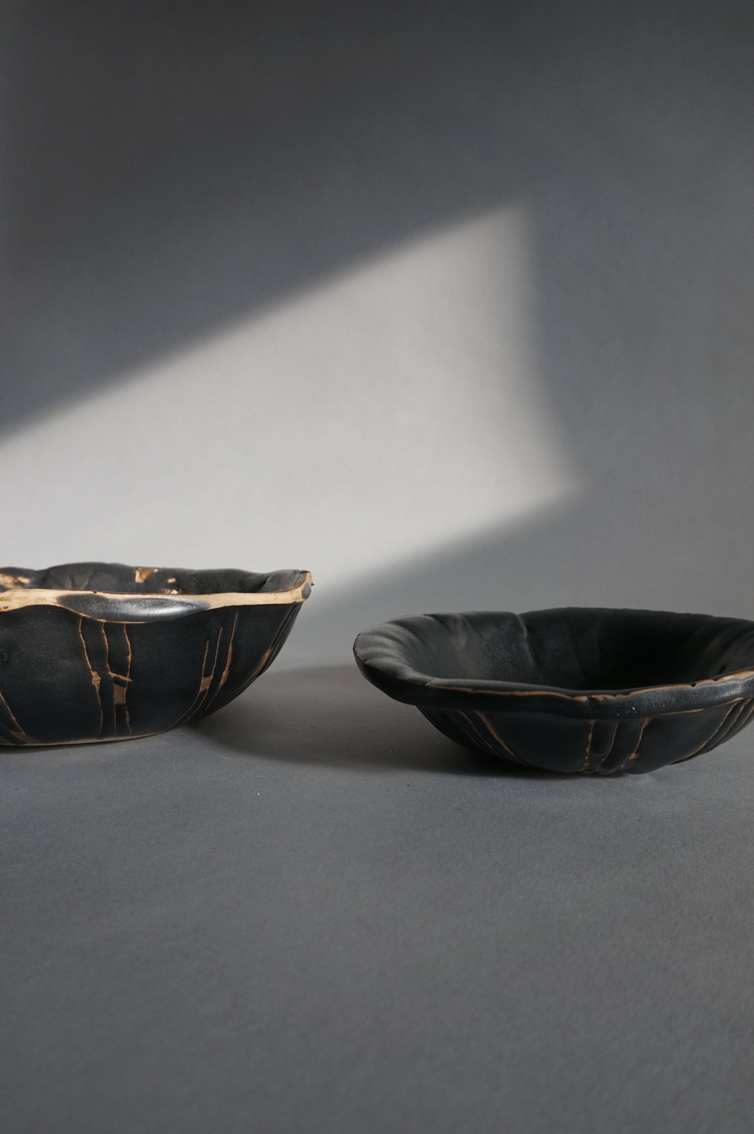   Drugs, 2022   Stoneware  Small bowl 6.5 in diameter  Large bowl 8.5 in diameter 