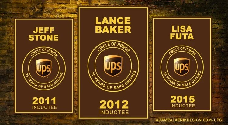 UPS Circle of Honor Safety Banners for the Win