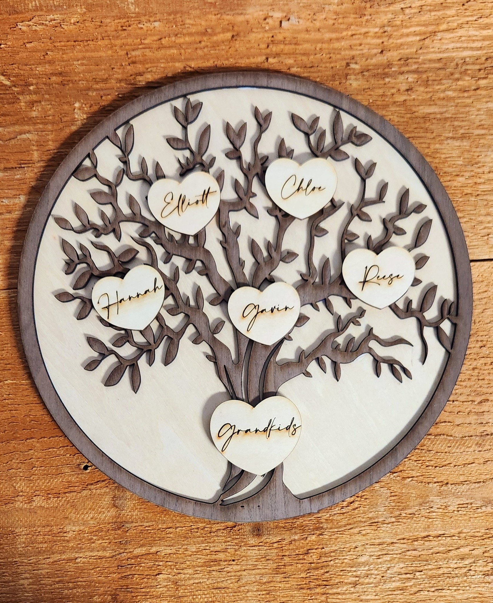 This Mother&rsquo;s Day, Zalaznik Creative is slicing more than just prices! We&rsquo;re taking a whopping $10 off our custom wood-engraved family trees, because nothing says &ldquo;I love you, Mom&rdquo; like a discount.

Imagine an 11&quot; circle 